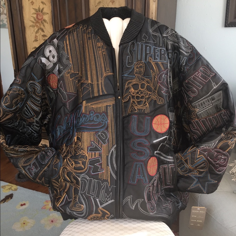 Men’s Leather Dessert Wells Olympic Sports Coat